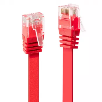 Lindy 47512 tinklo kabelis, raudonas, 2 m, Cat6 U/UTP