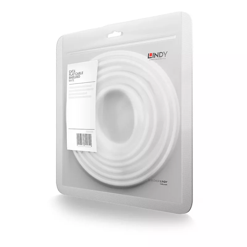 Lindy 47564 tinklo kabelis 5 m Cat6 U/FTP baltas