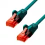 ProXtend V-6UTP-15GR CAT6 U/UTP CCA PVC Ethernet kabelis, 15 m, žalias