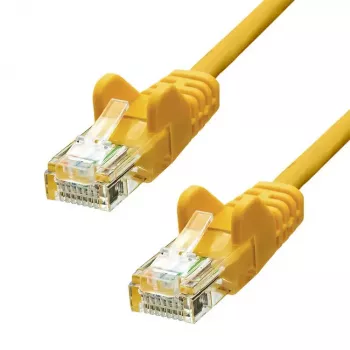 ProXtend CAT5e U/UTP CCA PVC geltonas 0,2 m tinklo kabelis