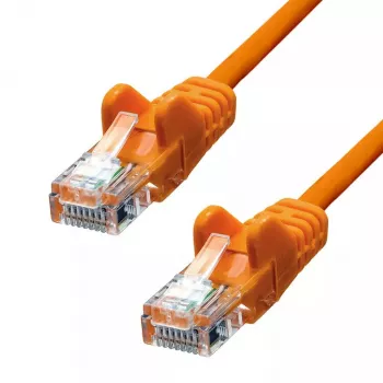 ProXtend CAT5e U/UTP CCA PVC tinklo kabelis oranžinis 0,2 m