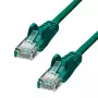 Tinklo kabelis ProXtend CAT5e U/UTP CCA PVC Žalias 7 m RJ-45 Kištukas/Kištukas