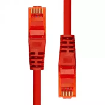 Ethernet kabelis ProXtend CAT6 RJ-45 10M raudonas