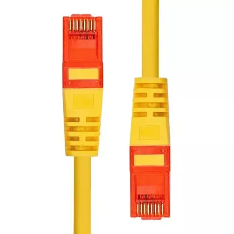 ProXtend V-6UTP-15Y CAT6 U/UTP CCA PVC Ethernet kabelis, 15 m, geltonos spalvos