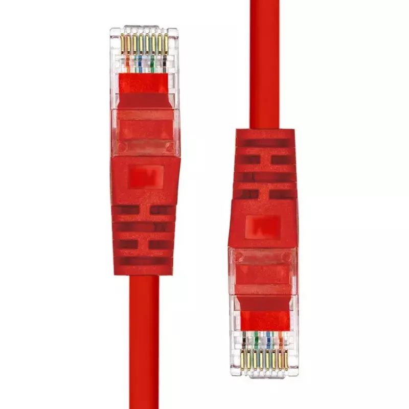 Tinklo kabelis ProXtend CAT5e U/UTP CCA PVC Raudonas 3 m RJ-45 Kištukas/Kištukas