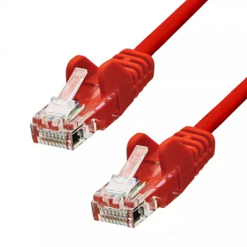 Tinklo kabelis ProXtend CAT5e U/UTP CCA PVC Raudonas 3 m RJ-45 Kištukas/Kištukas