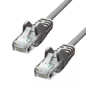 ProXtend V-5UTP-015G CAT5e U/UTP CCA PVC Ethernet kabelis, 1,5 m, pilkas