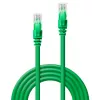 Tinklo kabelis Lindy 2m Cat.6 RJ-45 U/UTP Žalias
