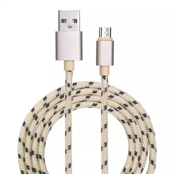USB laidas Garbot C-05-10194 1m USB A Micro-USB B auksinis