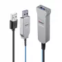Lindy 30 m šviesolaidinis USB 3.0 laidas