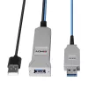 Lindy 30 m šviesolaidinis USB 3.0 laidas