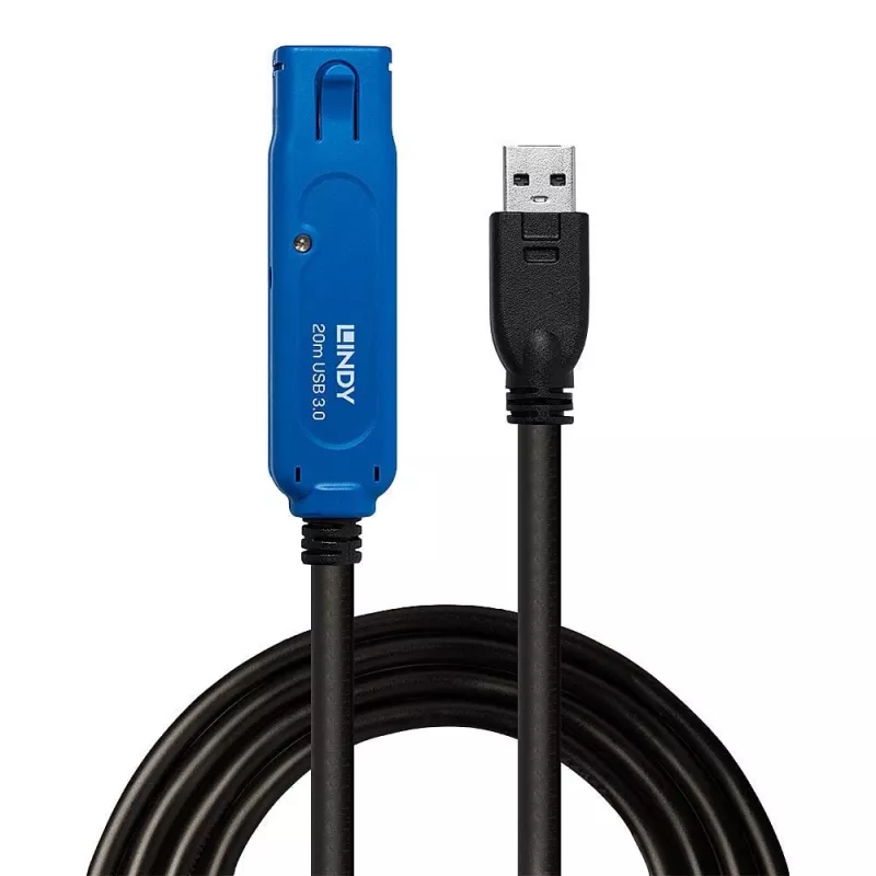 Lindy 20m USB 3.0 aktyvus ilginimo laidas Pro USB A į USB A 5 Gbit/s