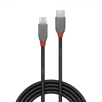 Lindy 0,5 m USB 2.0 Type C – Micro-B laidas, Anthra Line