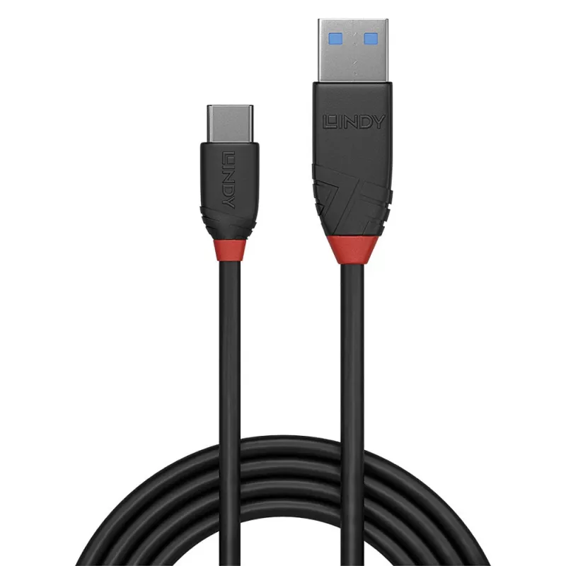 Lindy 36914 USB laidas USB 3.2 Gen 1 (3.1 Gen 1) 0,15 m USB C USB A Juodas