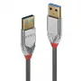 Lindy 36625 USB 3.2 Gen 1 (3.1 Gen 1) laidas 0,5 m USB A pilkas