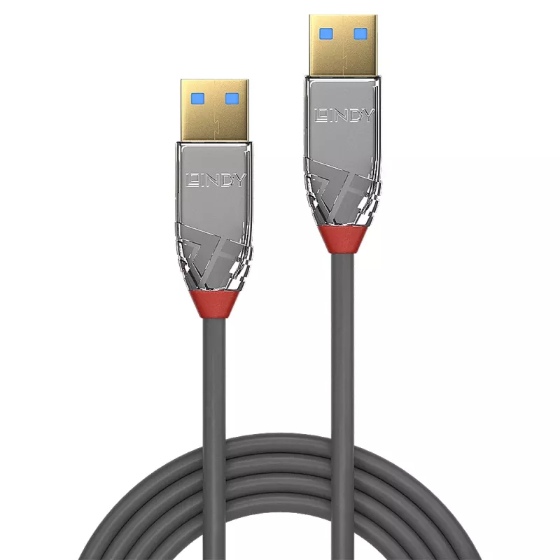 Lindy 36625 USB 3.2 Gen 1 (3.1 Gen 1) laidas 0,5 m USB A pilkas