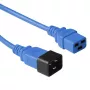 MicroConnect PE2019B09 maitinimo laidas mėlynas 0,9 m C20 kištukas C19 lizdas