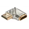 Lindy CROMO HDMI kištukas į lizdą 90 laipsnių dešinysis adapteris
