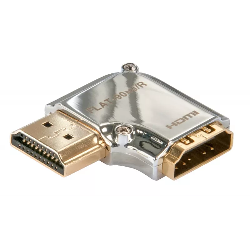 Lindy CROMO HDMI kištukas į lizdą 90 laipsnių dešinysis adapteris