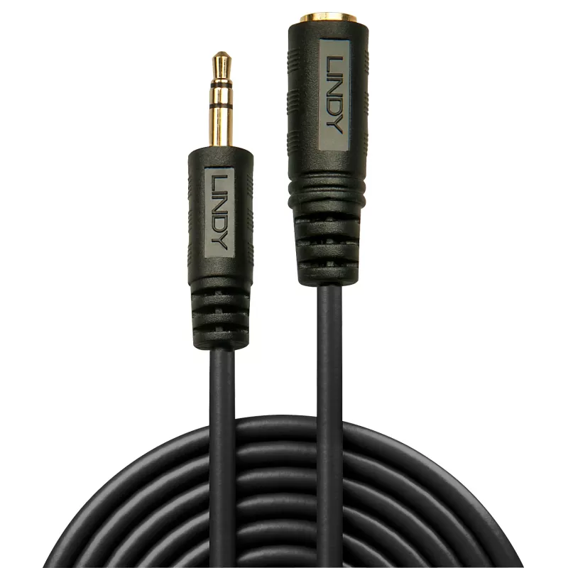 Lindy 10m Premium Audio 3,5mm Jack ilginamasis kabelis