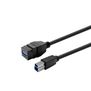 VivoLink USB 3.0 A-A prailginimo laidas PROKEYUSB3AFBM1B Juodas, Moteriškas-Moteriškas, 1 m