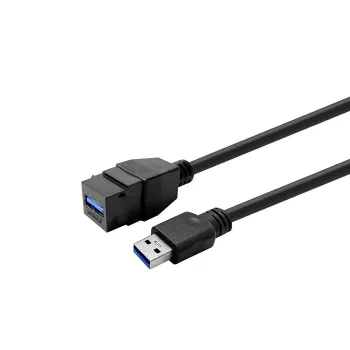 USB 3.0 ilginimo laidas VivoLink PROKEYUSB3AFM5B — Type A lizdas į Type A kištuką, 5 m, juodas