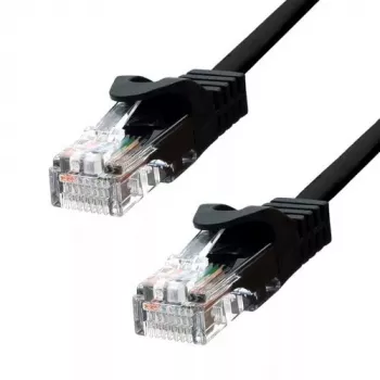 ProXtend 5UTP-003B CAT5e U/UTP CU PVC Ethernet kabelis, 0,3 m, juodas