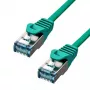 ProXtend CAT6A S/FTP RJ-45 tinklo kabelis 15 m žalias