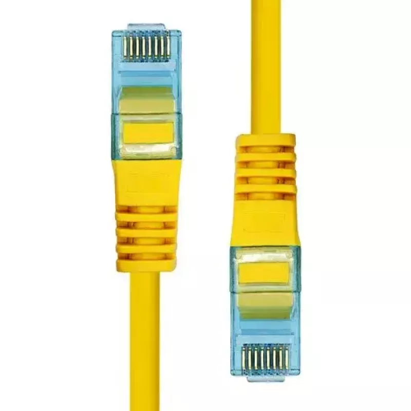 ProXtend 6AUTP-05Y CAT6A U/UTP eterneto kabelis, CU, LSZH, 5 m, geltonas