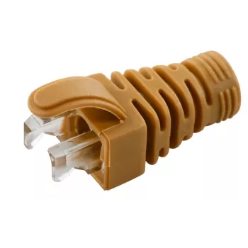 MicroConnect CONB65O apsauginis gaubtas nuo lenkimo Cat5e/Cat6/Cat6A kabeliams iki 6,5 mm, oranžinis