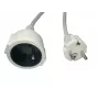 Prailginimo laidas MicroConnect MC-PE0200FRW 2 m, 16 A, įžemintas, IEC jungtimi