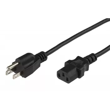 MicroConnect PE110405 maitinimo laidas, C13 jungtis, B tipo kištukas, 0,5 m, juodas