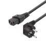 MicroConnect MC-SCHC13-2 – Kampinis maitinimo jungiklis su užraktu, Schuko CEE7/7 – IEC C13