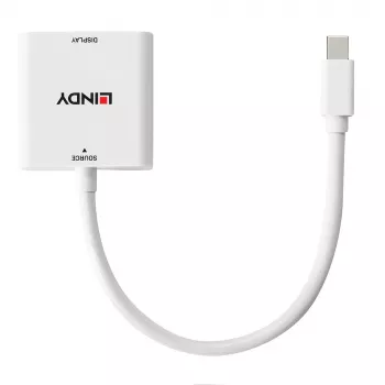 Lindy Mini DisplayPort į DVI keitiklis 0,18 m