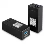 AV siųstuvas ir imtuvas Lindy 200m Šviesolaidinis USB 3.0 Prailgintuvas