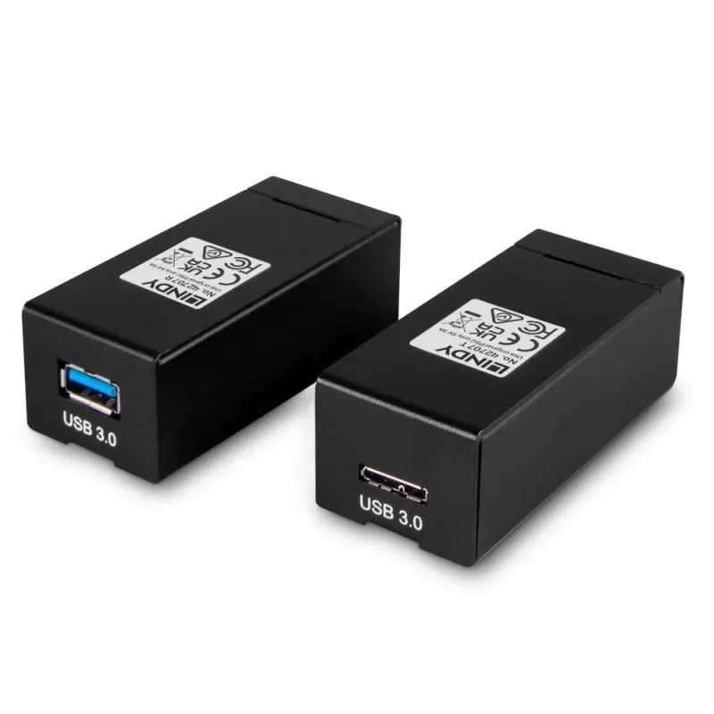 AV siųstuvas ir imtuvas Lindy 200m Šviesolaidinis USB 3.0 Prailgintuvas