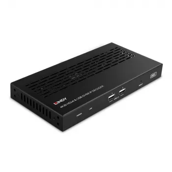 Lindy 4K30 HDMI ir USB per IP sistema – dekoderis