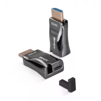 AV siųstuvas ir imtuvas Lindy 300m Skaidulinis optinis HDMI 4K60