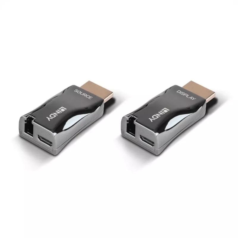 AV siųstuvas ir imtuvas Lindy 300m Skaidulinis optinis HDMI 4K60