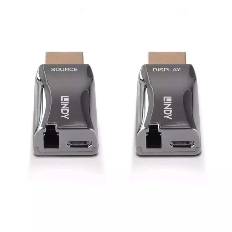 AV siųstuvas ir imtuvas Lindy 300m Skaidulinis optinis HDMI 4K60