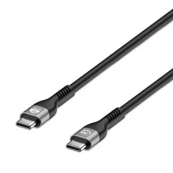 Laidas Manhattan USB-C į USB-C 240W 2m Juodas 480 Mbps