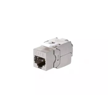 Equip Cat 8.1 Ekranuotas Keystone Jack Beįrankis 8 vnt Nerūdijančio Plieno RJ-45