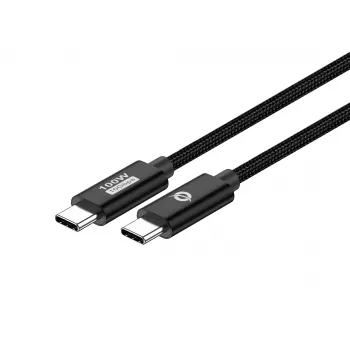 Conceptronic ETTA02B12 USB 3.2 Gen 2 C-C PD 3.0 100W kabelis 1,2 m, 20V 5A, 10Gbps, E-Mark