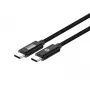 Conceptronic ETTA02B12 USB 3.2 Gen 2 C-C PD 3.0 100W kabelis 1,2 m, 20V 5A, 10Gbps, E-Mark