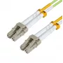 Mikroconnect FIB551015 InfiniBand/šviesolaidinis kabelis 15 m LC žalias