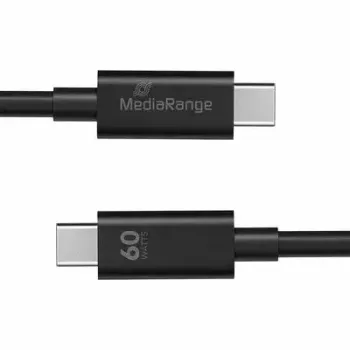USB C laidas MediaRange MRCS213 1,2 m USB 3.2 Gen 1 juodas