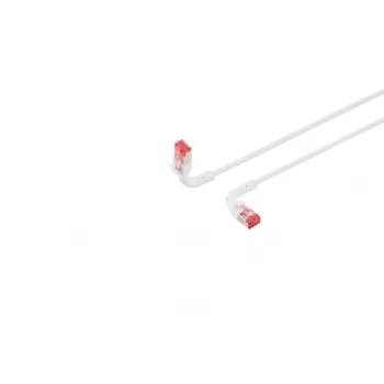 Tinklo kabelis Lanview LV-6AFTP-FLEX-ANG-01W RJ45 Cat6A 1m Baltas