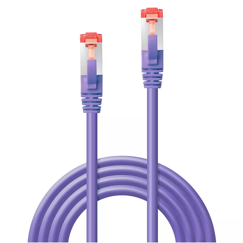 Tinklo kabelis Lindy RJ45/RJ45 CAT6 7,5m Violetinis S/FTP (S-STP)