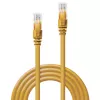 Lindio 0,3 m RJ-45 Cat6 U/UTP geltonas tinklo laidas