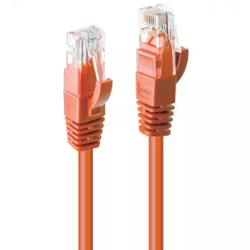 Tinklo kabelis Lindy 20m Cat.6 RJ-45 U/UTP Oranžinis